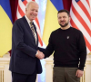 Байдън на посещение в Украйна - още военна помощ и нови санкции срещу Русия