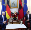 Германският президент приветства Албания за проевропейската ѝ позиция