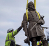Властите в Ричмънд демонтираха последния останал паметник от времето на Конфедерацията