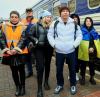 В Херсон пристигна първият влак от Киев след освобождаването на южния украински град