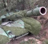 Кадри от работата на танк Т-90 по унищожаването на обекти на ВСУ
