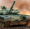 Ожесточена битка - Танк сам посрещна украинска колона