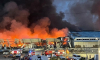 Взрив и пожар край летището в Ташкент