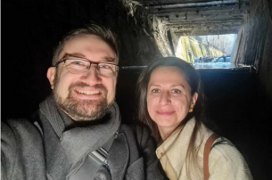 Иво и Адриана, които разказват за подземията на София