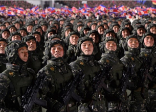 Севернокорейска армия на украинската граница