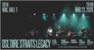 Легендарните DIRE STRAITS LEGACY с последното си турне в България през март 2026-та!