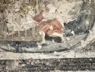 Ремонт на кухня разкри 400-годишни фрески в апартамент в Йорк
