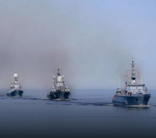Русия тръгна на абордаж: военните кораби подкрепиха обещанието на Путин