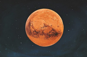 Mars Express показа две различни половини на Марс от орбита (снимка)