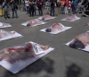 Aктивисти се пакетираха в Мадрид, в протест срещу консумацията на месо