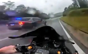 Мъж реши да се състезава с полицията, ето какво се случи