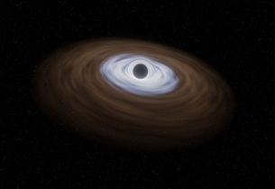 Огромна и гладна: Hubble откри блуждаеща черна дупка